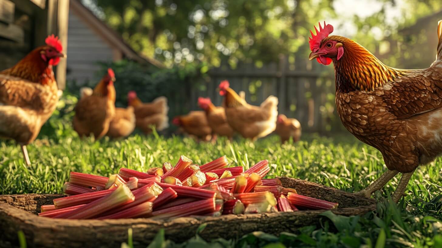 Can Chickens Eat Rhubarb? Is It Safe?